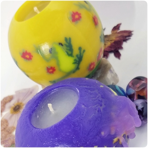 *SOLD*90's Vtg Magic Glow Candles set of 2 - Picture 7 of 7